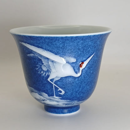 Single cup from Original Blue, sprinkled blue series