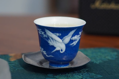 Single cup from Original Blue, sprinkled blue series